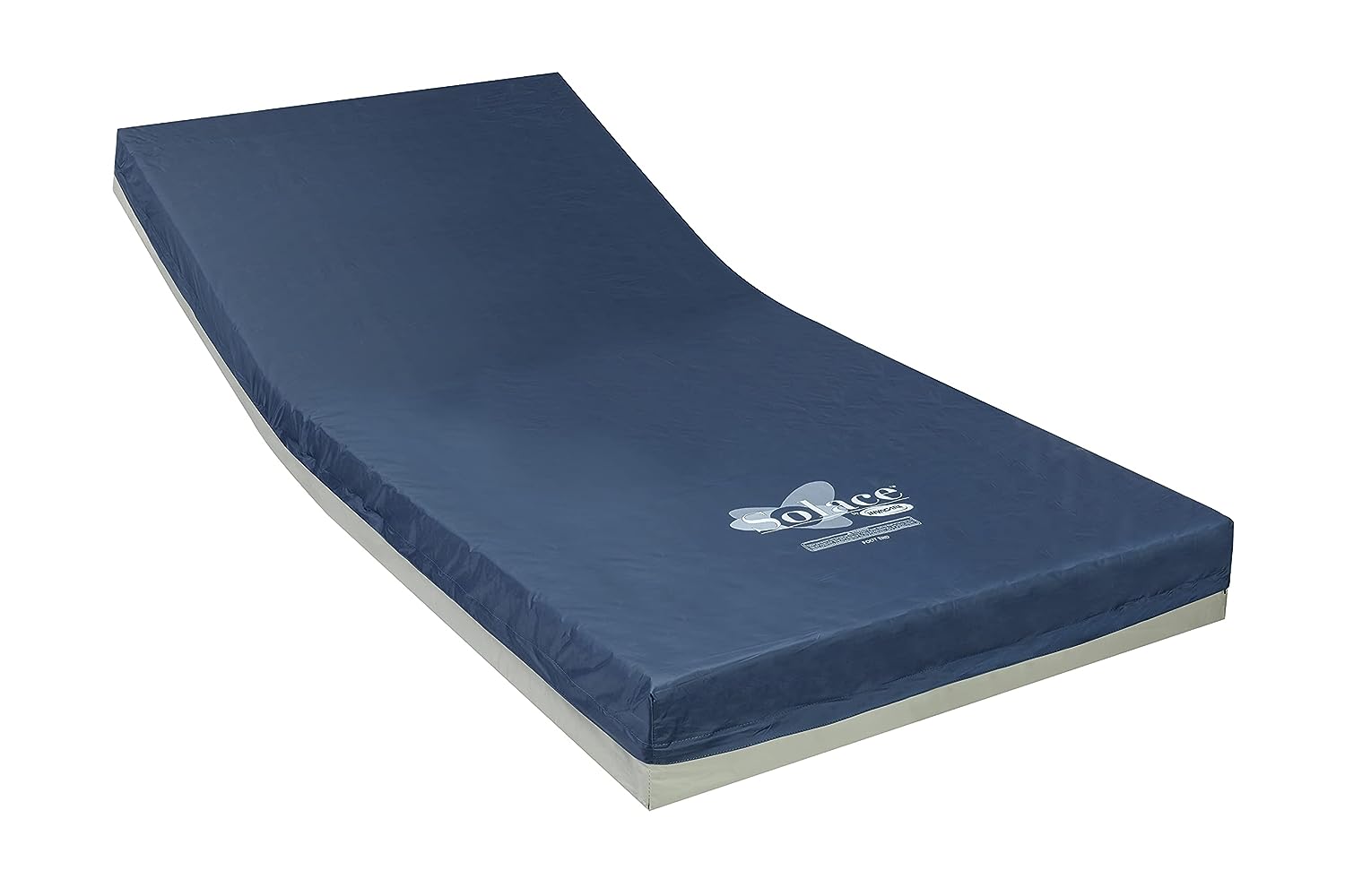 Invacare's Solace Prevention Hospital Bed Mattress, item number SPS1080 against a white background.