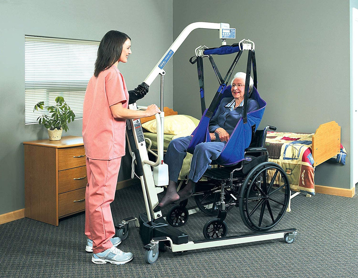 Medical Lift Invacare Reliant Electric Patient Lift with Manual Low Base, 450 lb. W ...