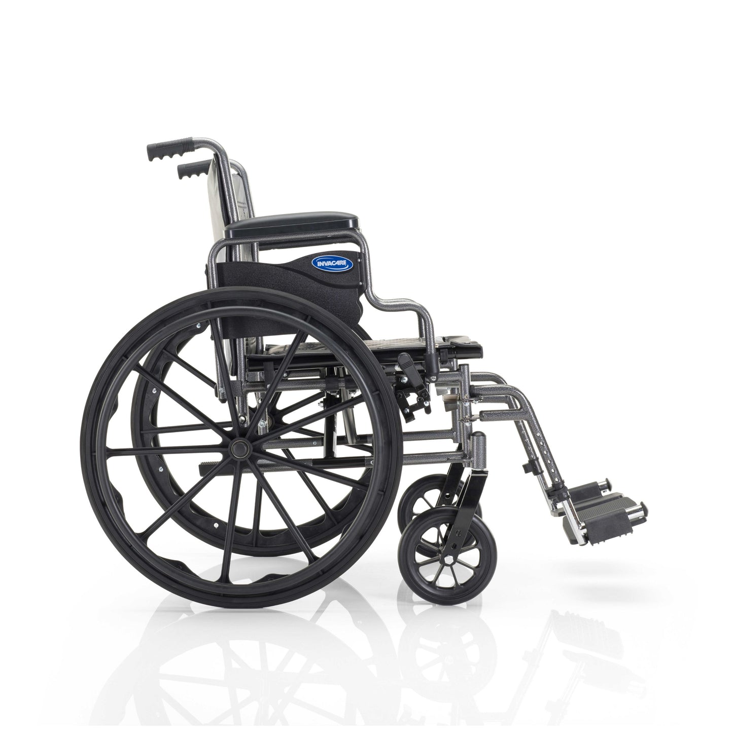 Invacare Essentials Tracer SX3 Wheelchair| Foldable| Elevating Legrests & Desk Length Arms| 16, 18, 20 Inch Seat