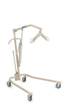 A profile image of Invacare's beige painted Hydraulic Lift, Item 9805P against a white background.